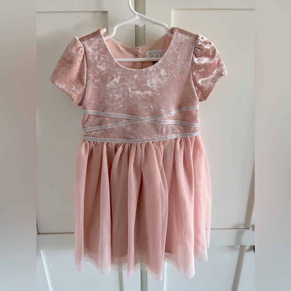 children's place velvet dress